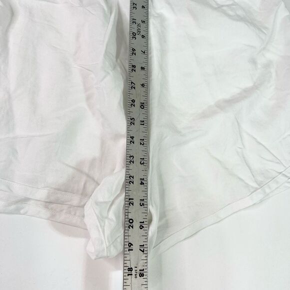 Blank NYC High Waist Linen Shorts Women's XL Elasticized Waistband Back Pockets - Picture 6 of 12